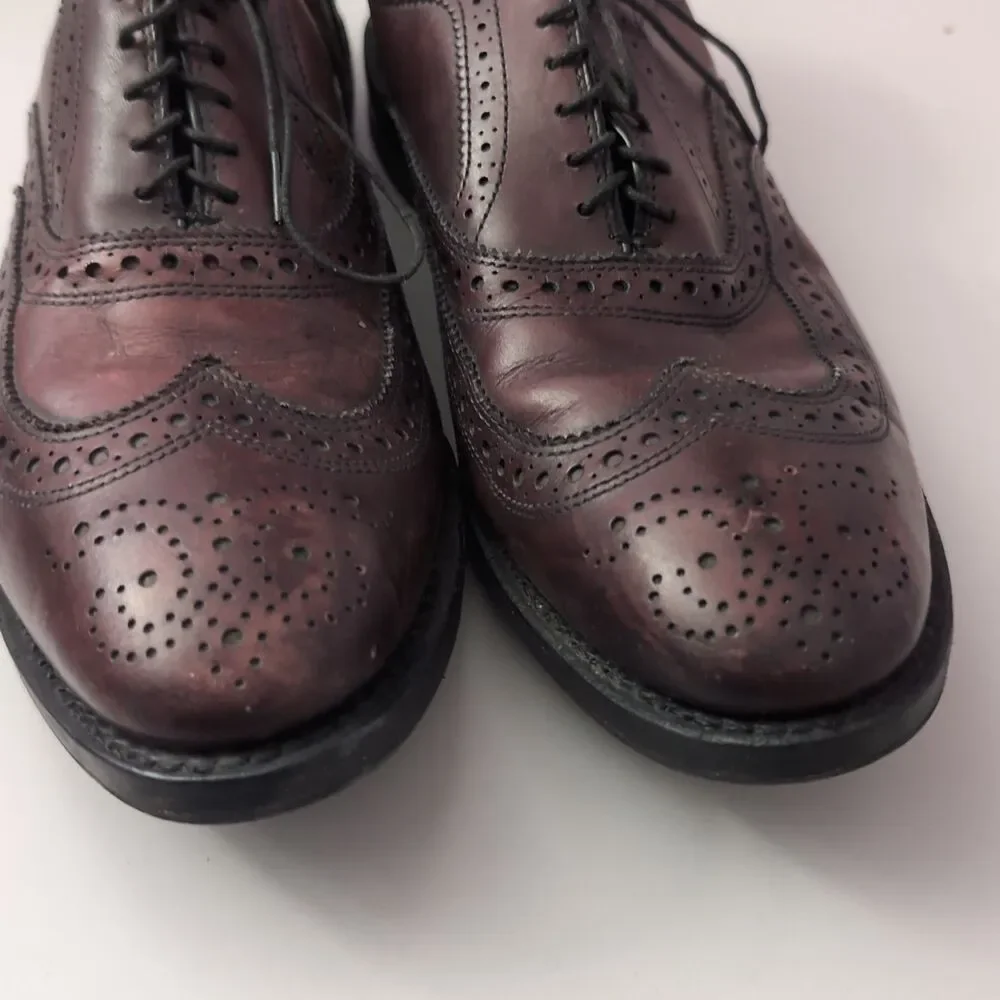 Allen Edmonds Mcallister Wingtip Oxford Dress Shoe Mens Size 9 D  Retail $450